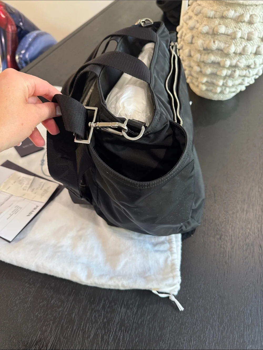 Prada nylon diaper